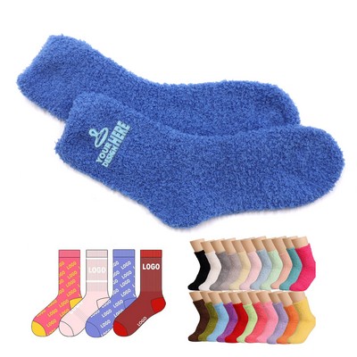 Fuzzy Cozy Fluffy Winter Slipper Socks