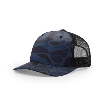 Richardson Printed Five-Panel Trucker Cap (Embroidered)