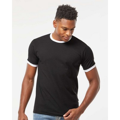 Tultex® Unisex Fine Jersey Ringer Short Sleeve T-Shirt