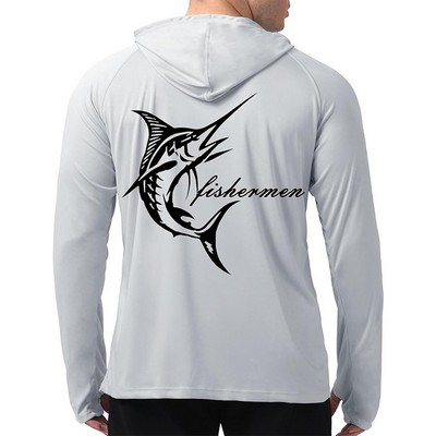 Long Sleeve Hoodie Shirt Sun Protection Fishing Coat
